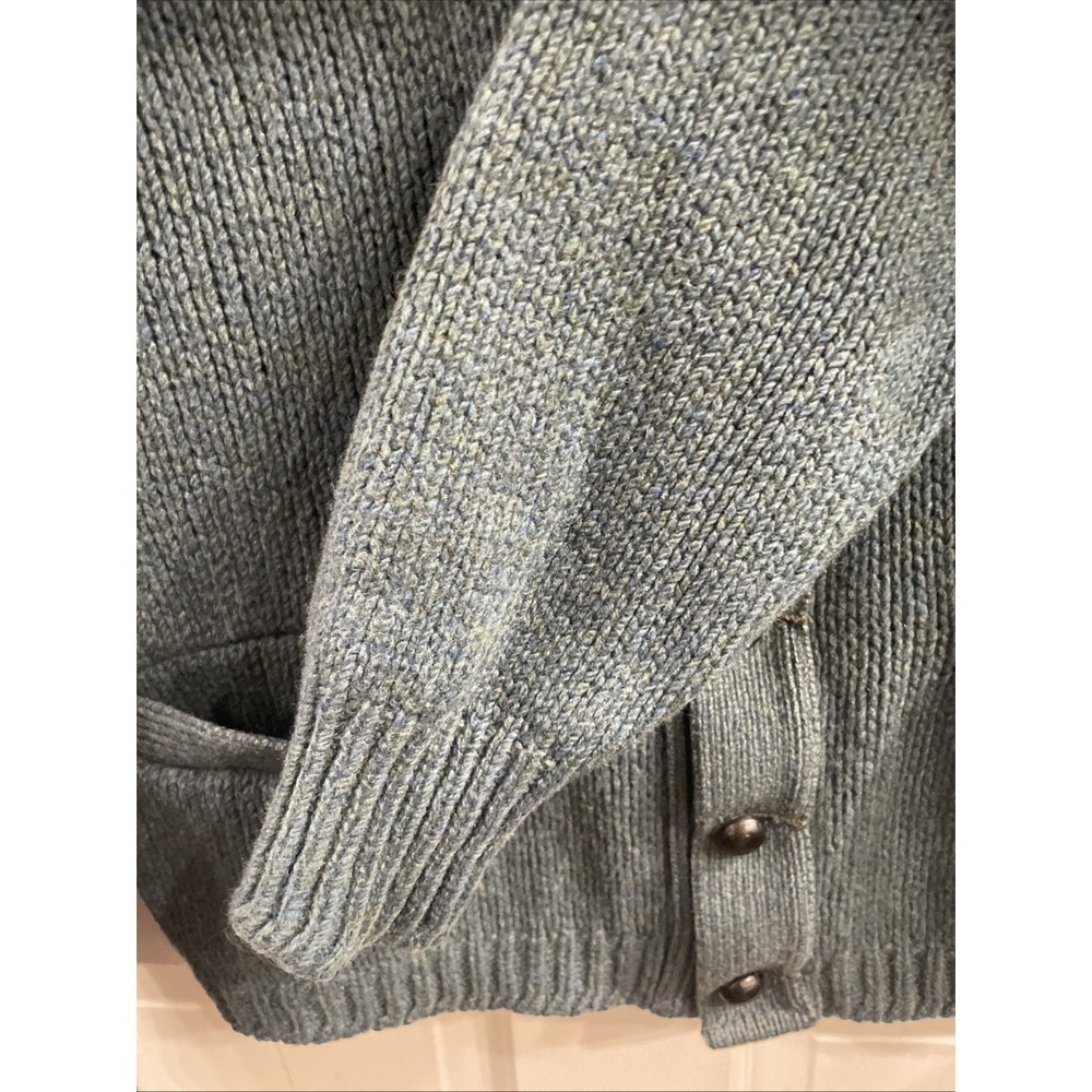 Vintage 1950s M Manhattan Mohair Blend Cardigan Sweater USA HTF Prop Classic - Picture 6 of 11